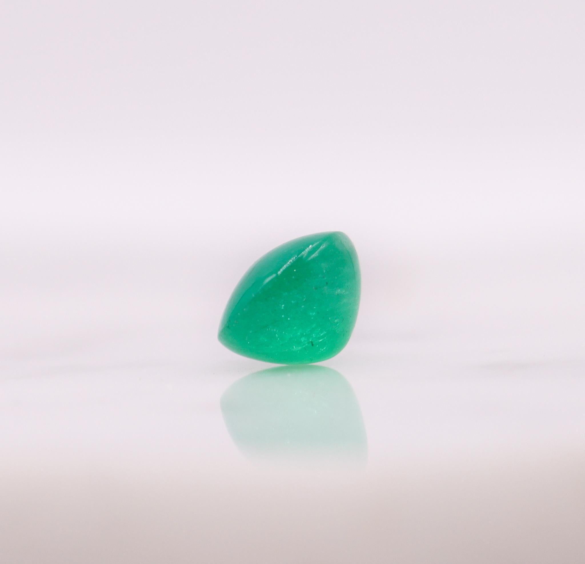 2,84ct sambischer Smaragd Lose Edelstein  Oval 9,8 x 7,9 mm im Zustand „Neu“ im Angebot in Columbus, OH