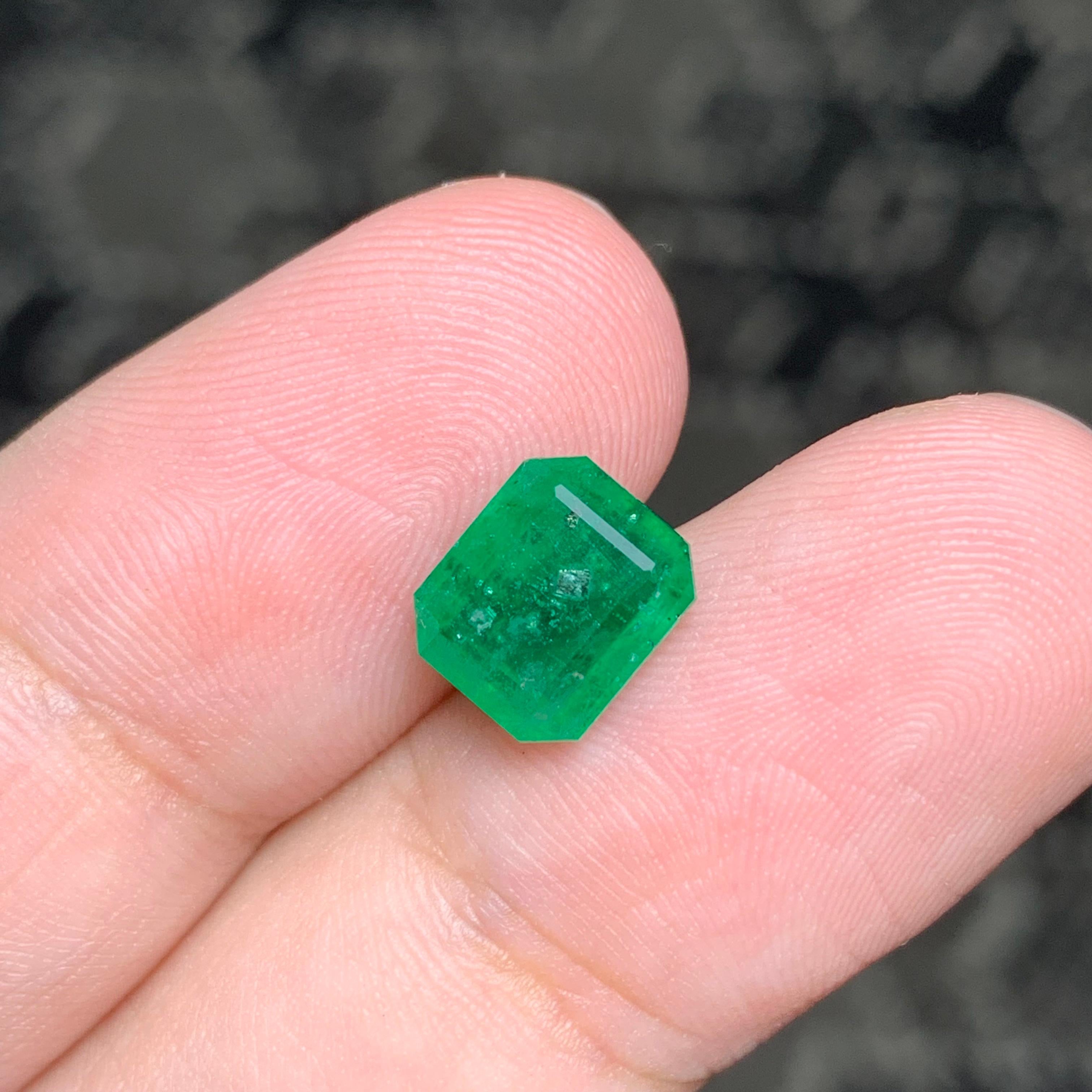 Loose Emerald
Weight: 2.85 Carats
Dimensions: 8.8 x 7.5 x 4.8 Mm
Origin: Swat Pakistan
Shape: Emerald
Color: Green
Treatment: Non
Certificate: On Demand

The Swat Emerald, also known as the Mingora Emerald, is a rare and highly prized gemstone