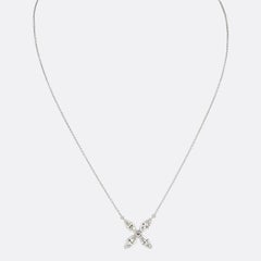 2.85 Carat Marquise Cut Diamond Pendant Necklace