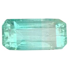 Piedra Esmeralda Verde Claro Natural de 2,85 Quilates Piedra afgana talla esmeralda