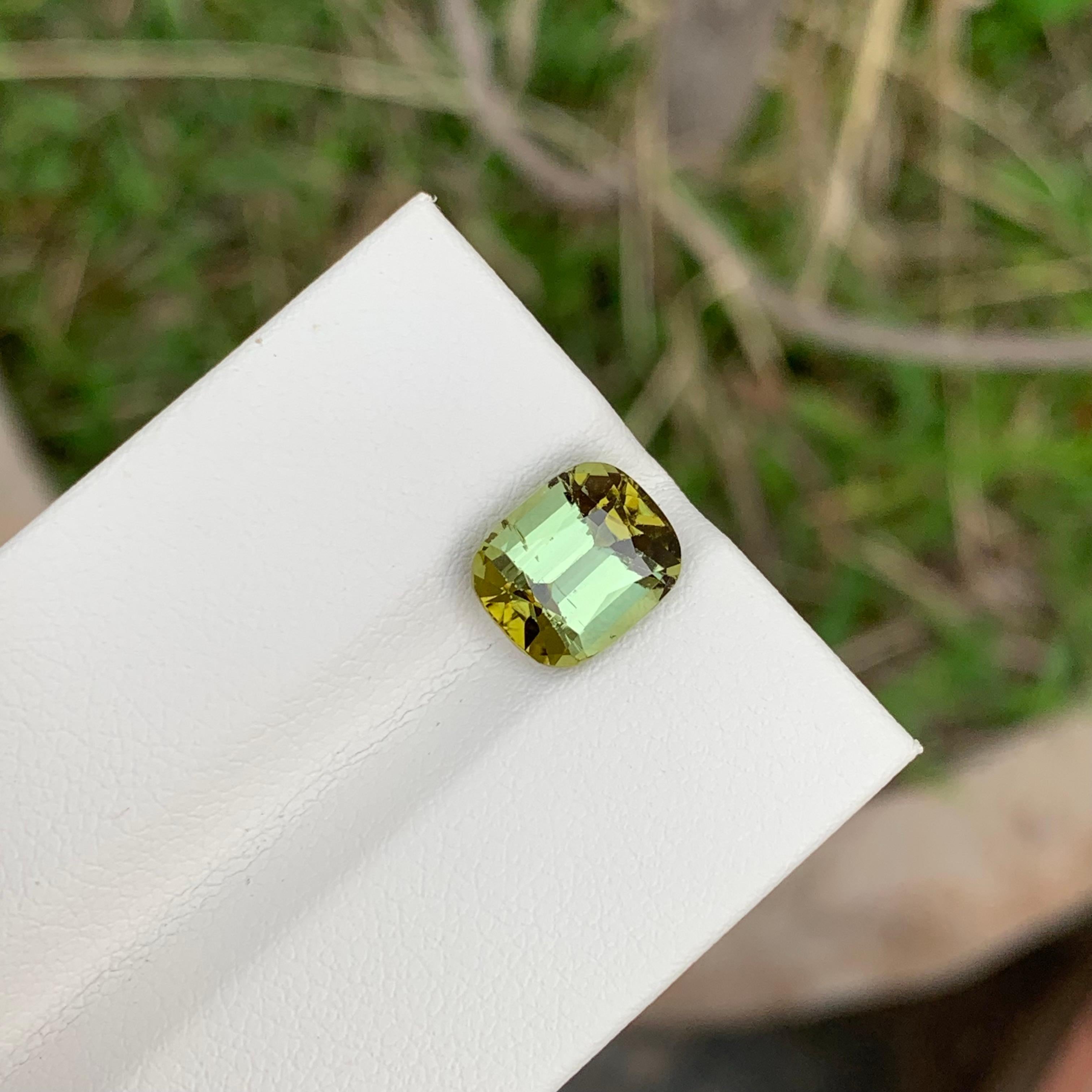 Tourmaline africaine naturelle en forme de coussin de 2.85 carats pour bijoux en vente 5