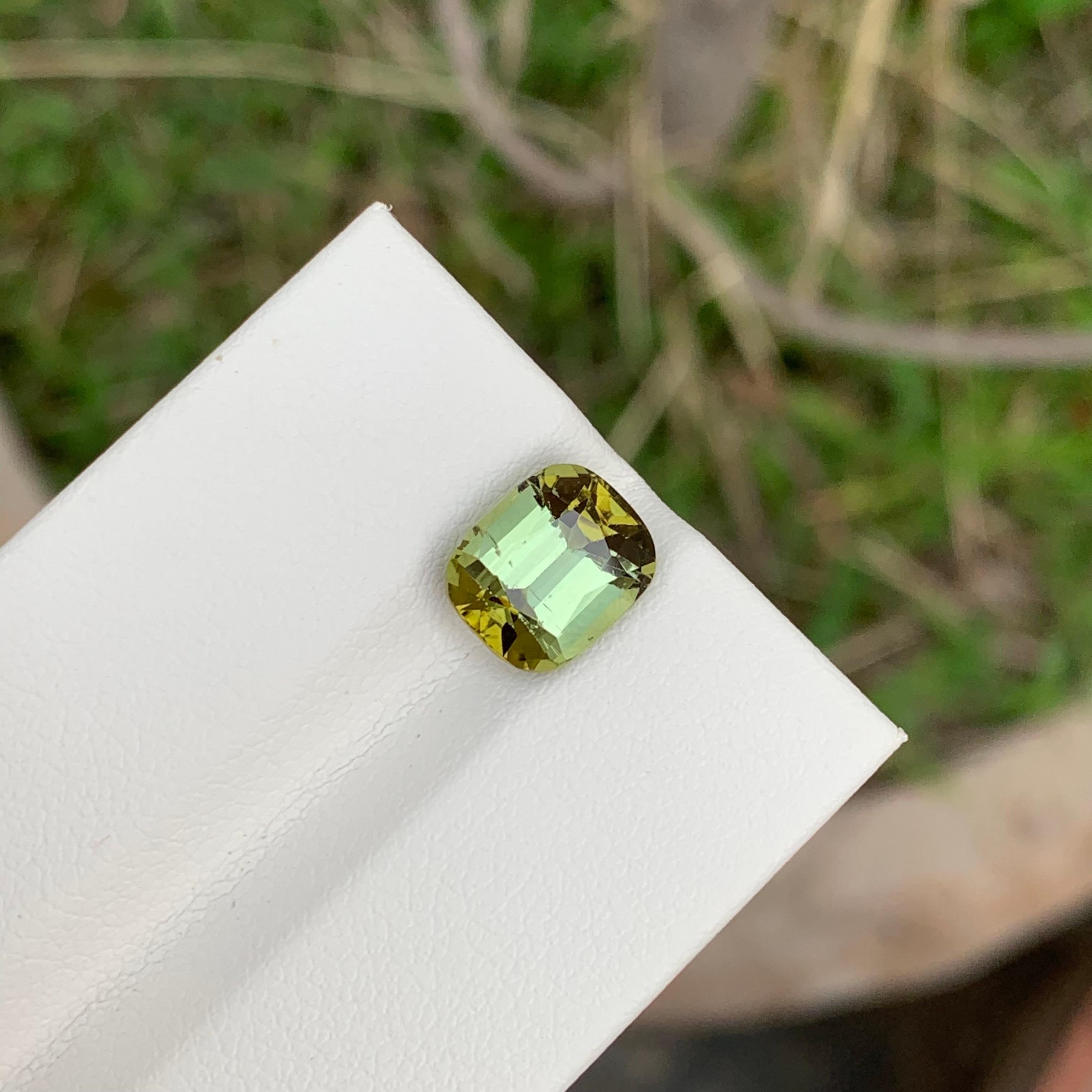 Tourmaline africaine naturelle en forme de coussin de 2.85 carats pour bijoux en vente 6