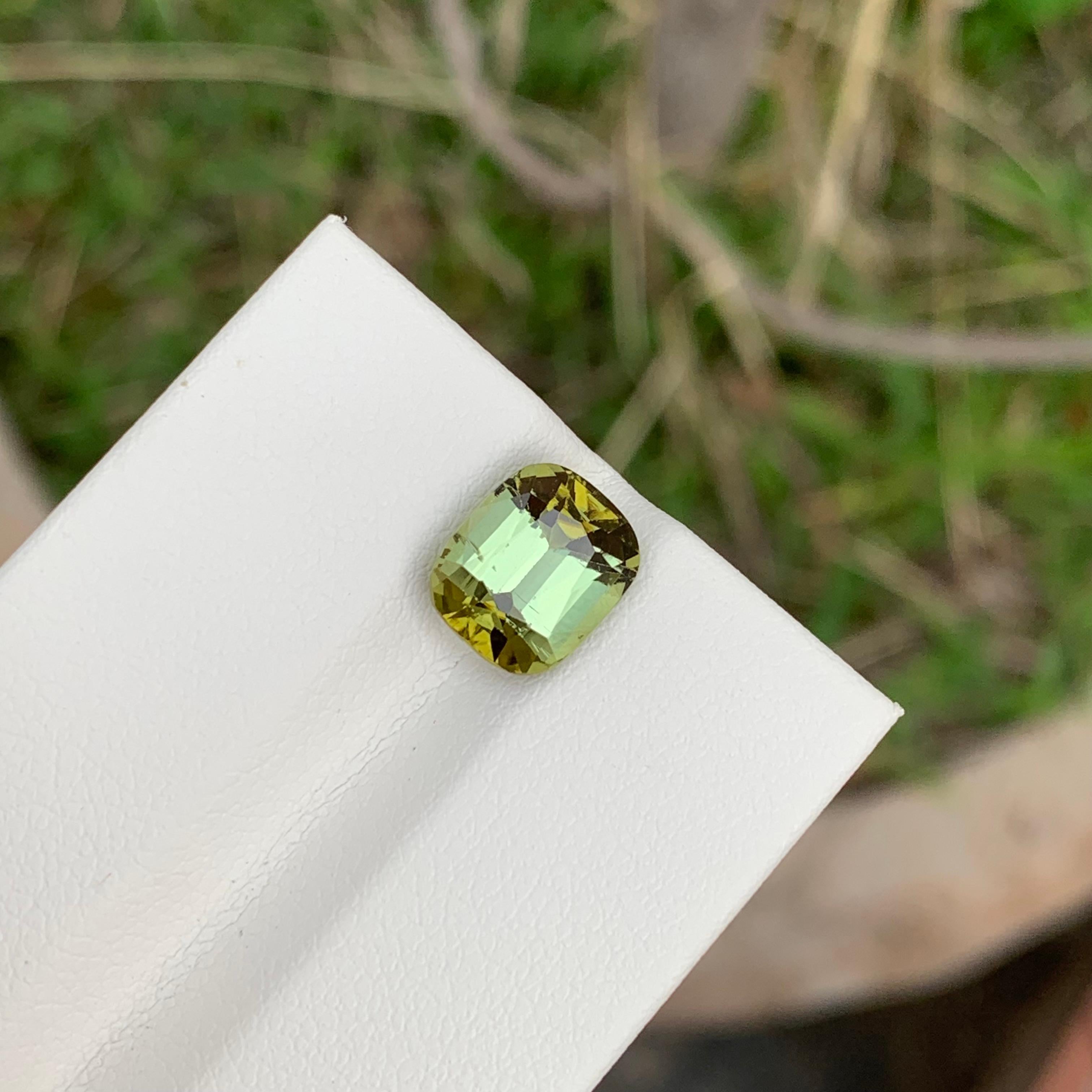 Tourmaline africaine naturelle en forme de coussin de 2.85 carats pour bijoux en vente 7