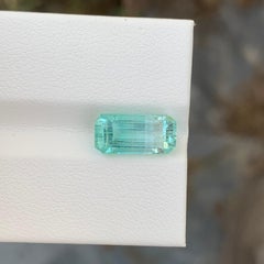 2.85 Carat Natural Loose Light Green Emerald From Chitral, Pakistan