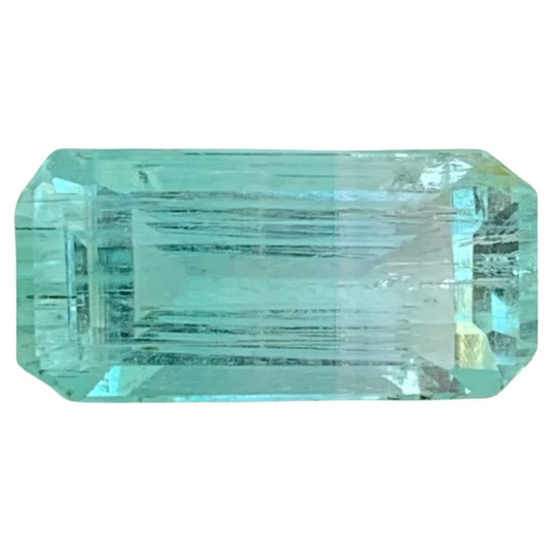 2.85 Carat Natural Loose Light Green Emerald From Chitral, Pakistan  For Sale