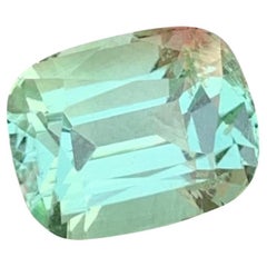 2.85 Carat Natural Loose Mint Tourmaline With Pink Dot Gemstone For Ring