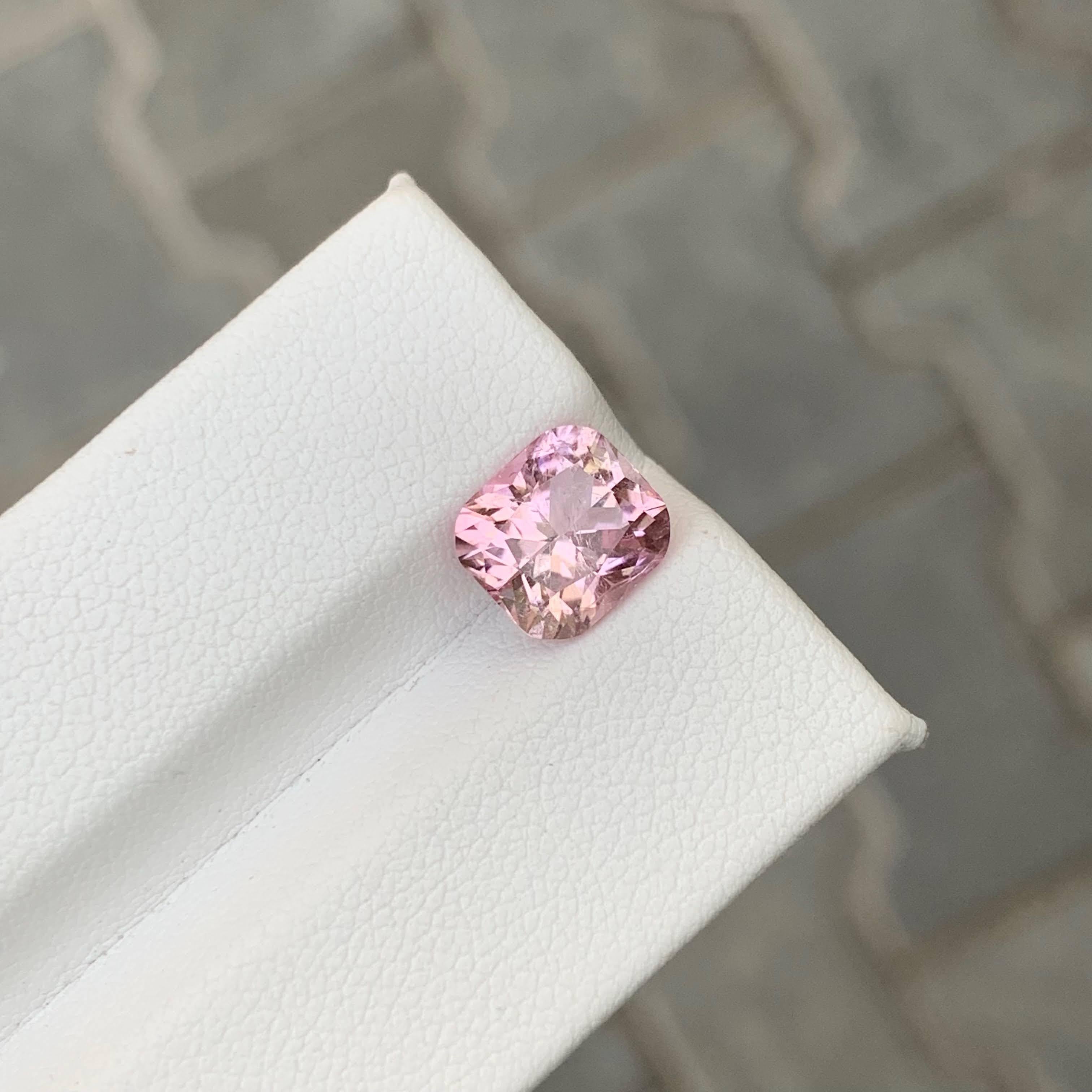 2,85 quilates de turmalina rosa suelta natural talla de precisión afgana gema Moderno en venta