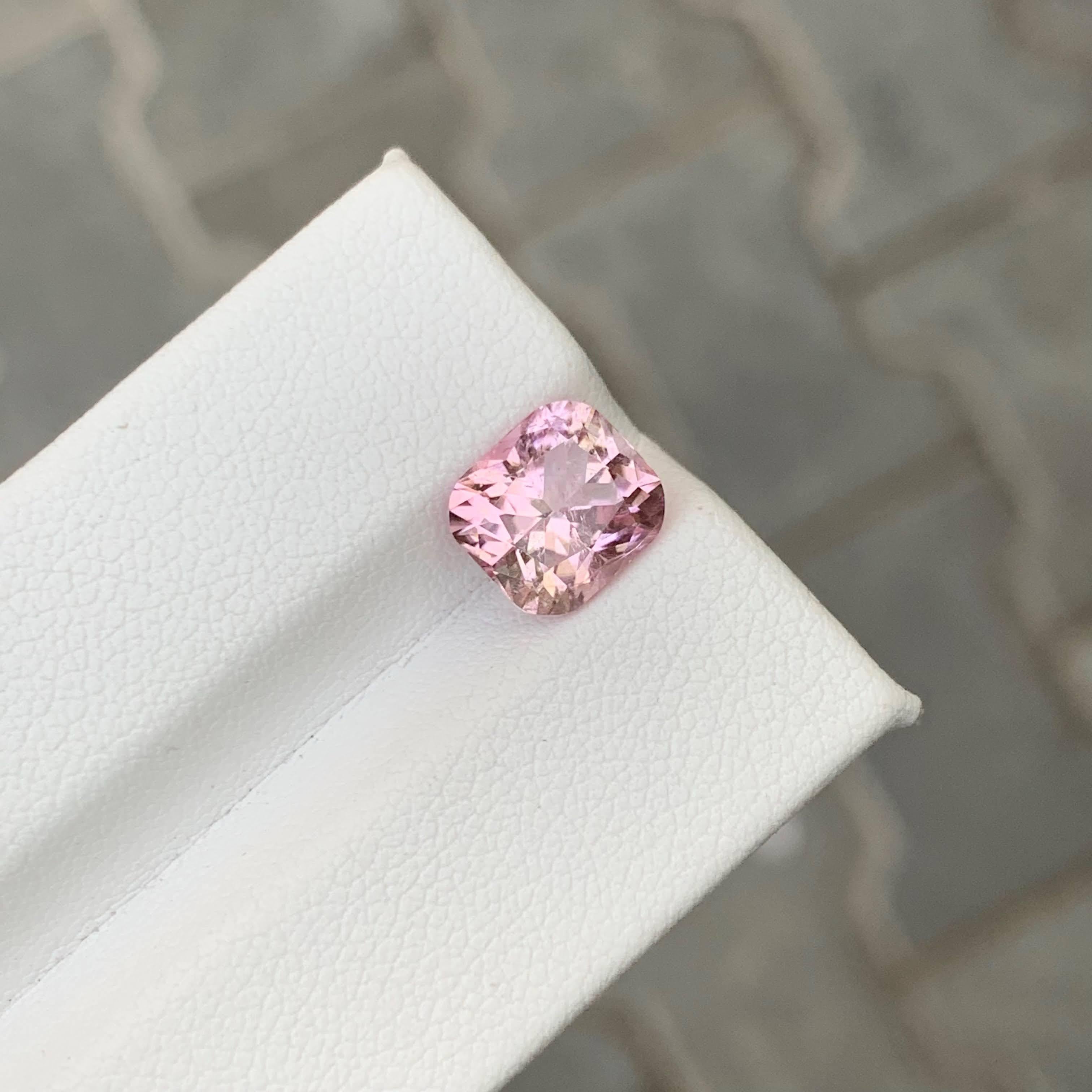 2,85 quilates de turmalina rosa suelta natural talla de precisión afgana gema en venta 1