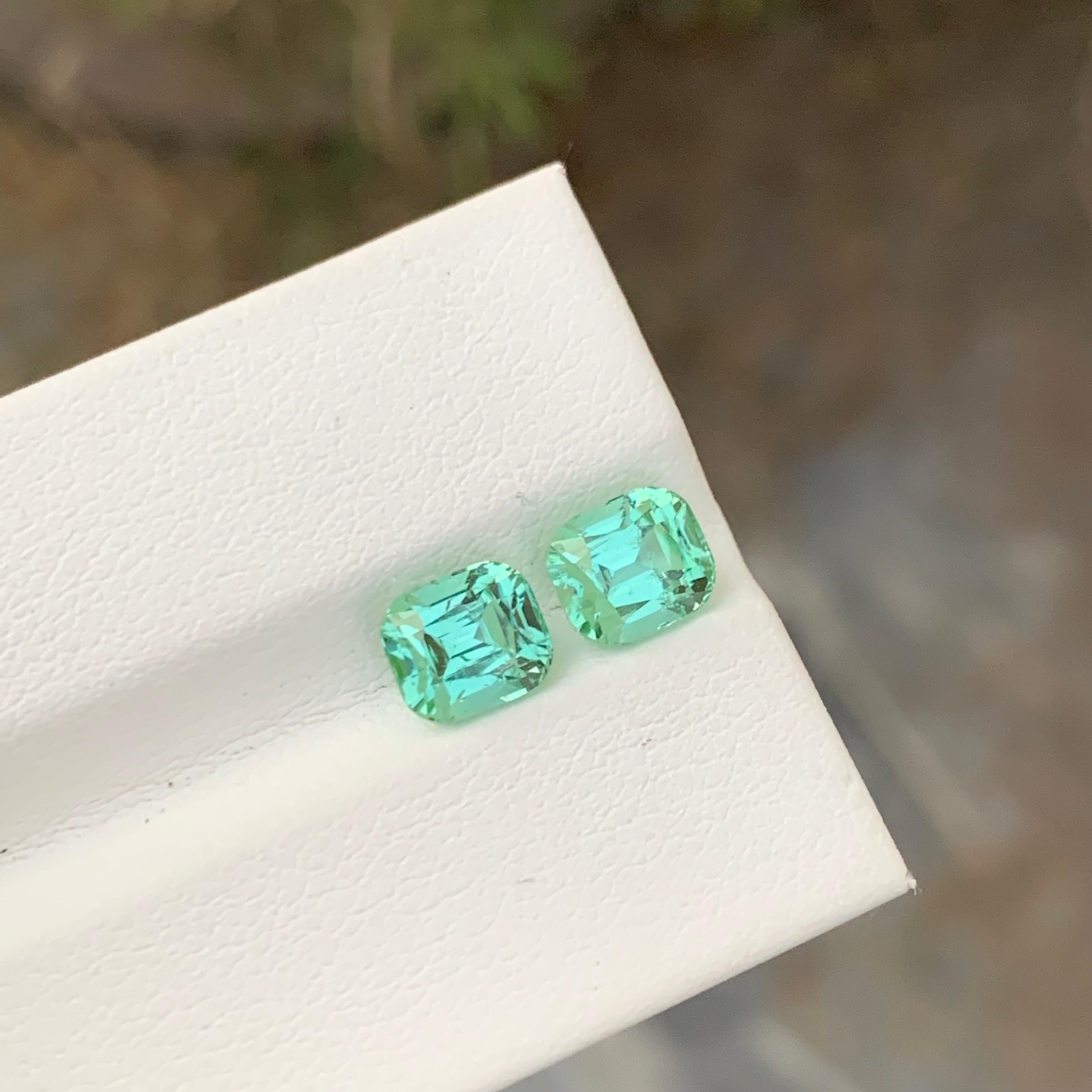 Paire de Tourmaline Seafoam en vrac 

Poids : 2.85 Carats
Dimension : 6,6 x 5,7 x 4,9 Mm Et 
                    6.6 x 5.7 x 4.8 Mm 
Couleur : Seafoam 
Origine : Afghanistan
Certificat : Sur demande
Traitement : Non


La tourmaline est une pierre