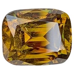 2.85 Carat Natural Loose Titanite Cushion Shape Gem From Earth Mine