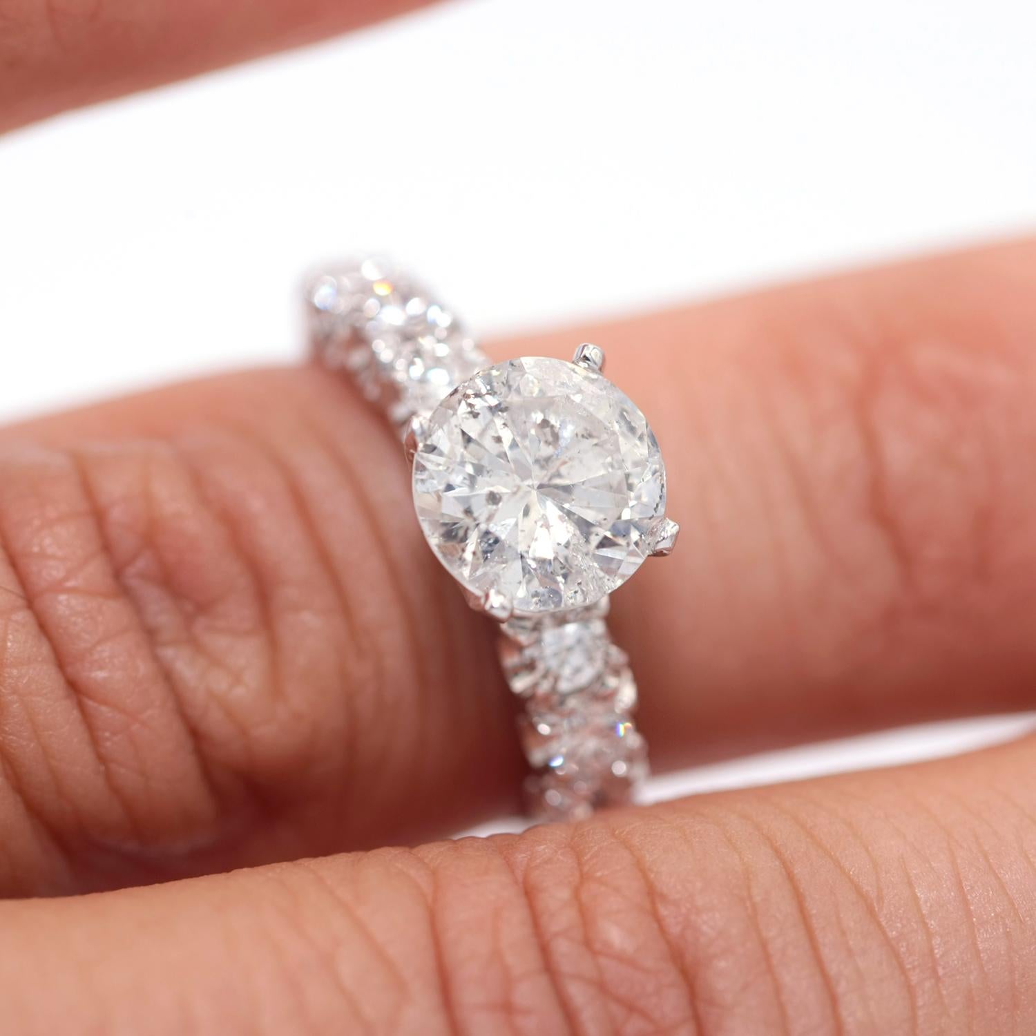 2.85 Carat Diamond Engagement Ring 1