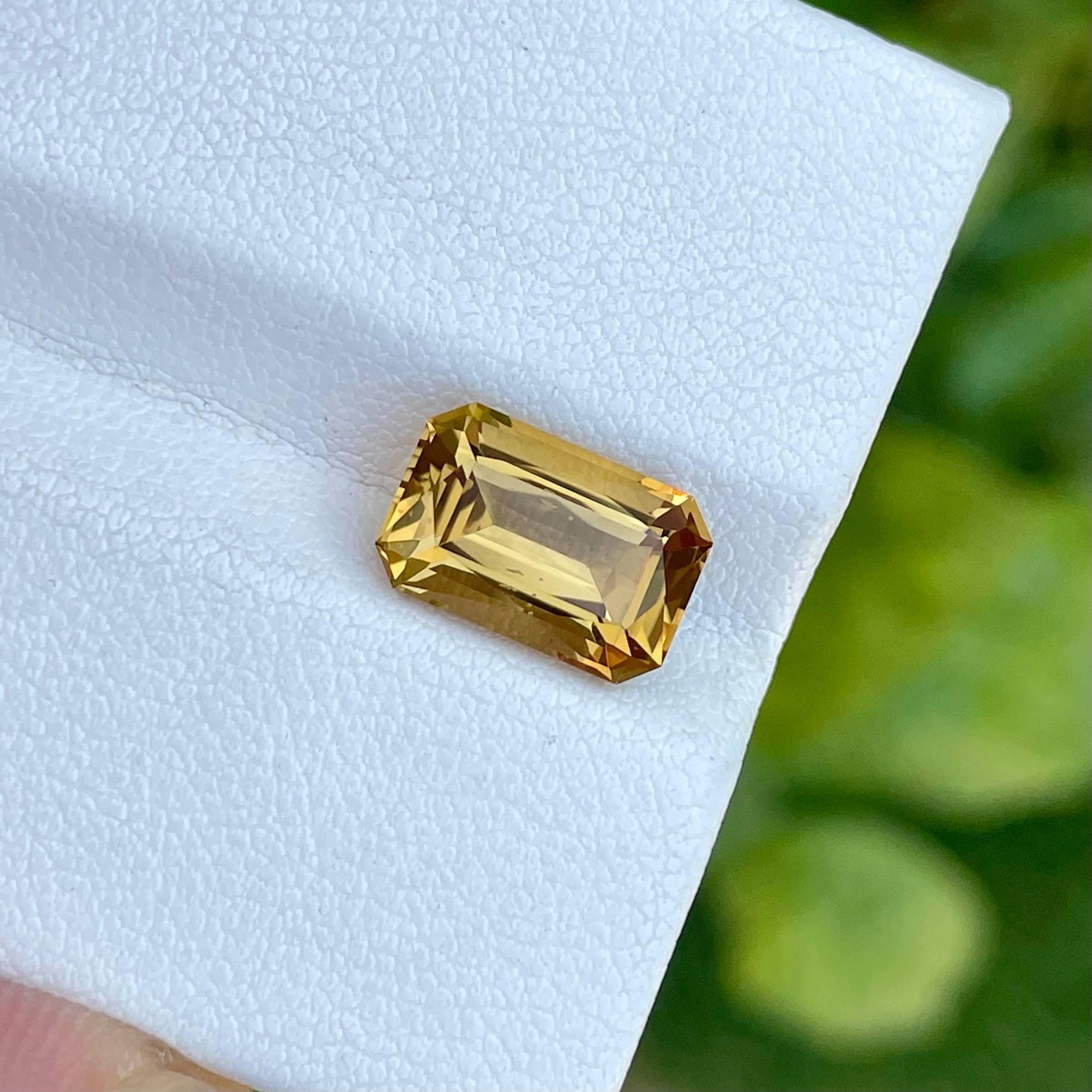 2,85 Quilates Citrino Naranja Corte Tijera Piedra Natural Brasileña en Nuevo estado para la venta en Bangkok, TH