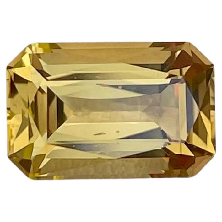 2.85 Carats Orange Citrine Stone Scissor Cut Natural Brazilian Gemstone