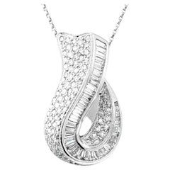 Brilliante Choice of Plating 2.35 DEW Simulated Diamond Paperclip Necklace main image 0