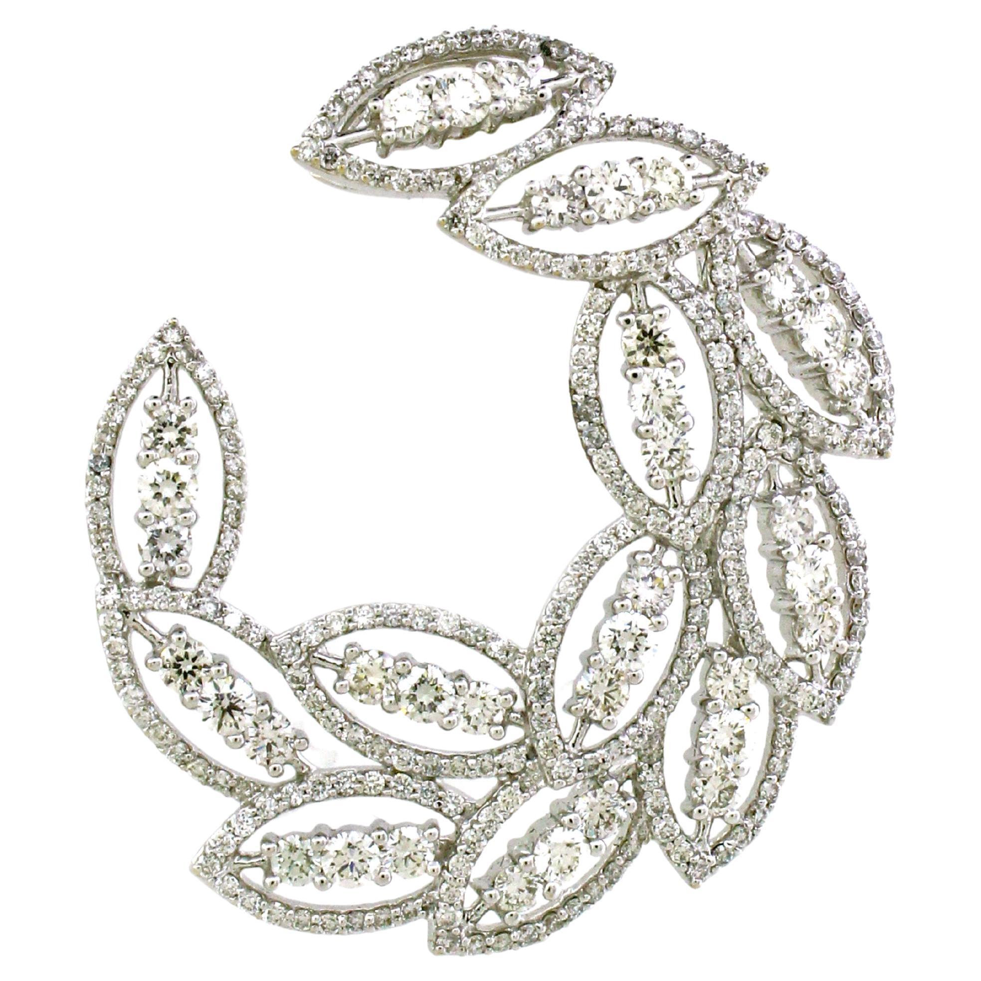 2.85 cts of White Diamond Pendant