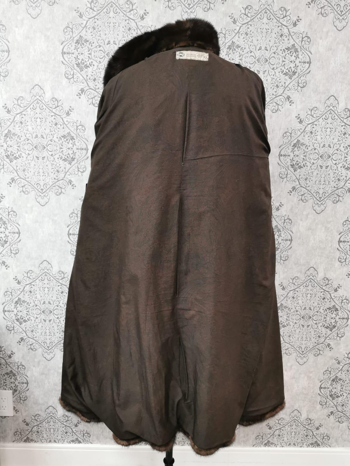 285 Nina ricci Nerz Pelzmantel Größe 30 3