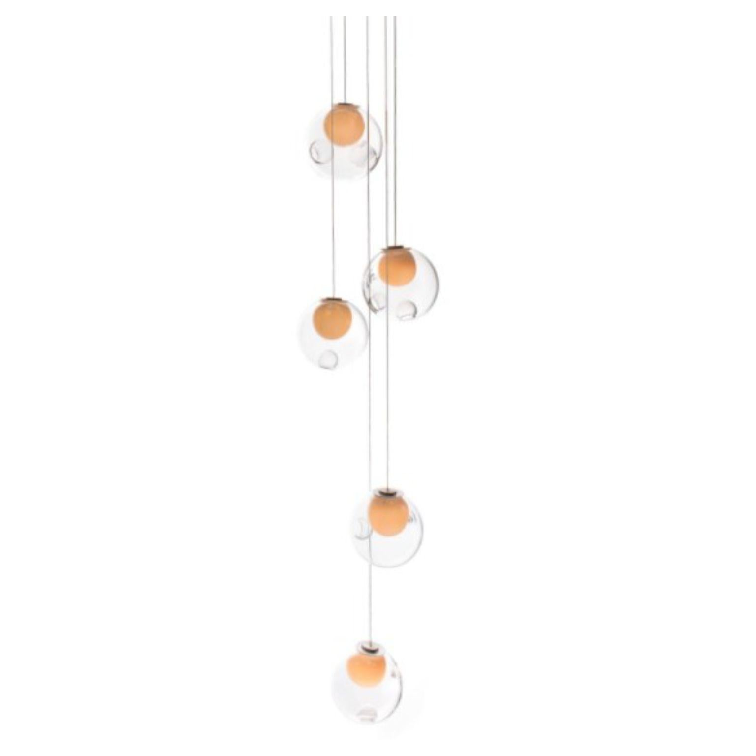 28.5 Pendant by Bocci
Dimensions: D 20.3 x H 300 cm
Materials: diameter brushed nickel canopy
Weight: 6 kg
Also available in different dimensions.
All our lamps can be wired according to each country. If sold to the USA it will be wired for the