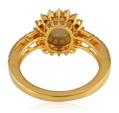 2.86 Carat Fancy Diamond 18 Karat Gold Ring