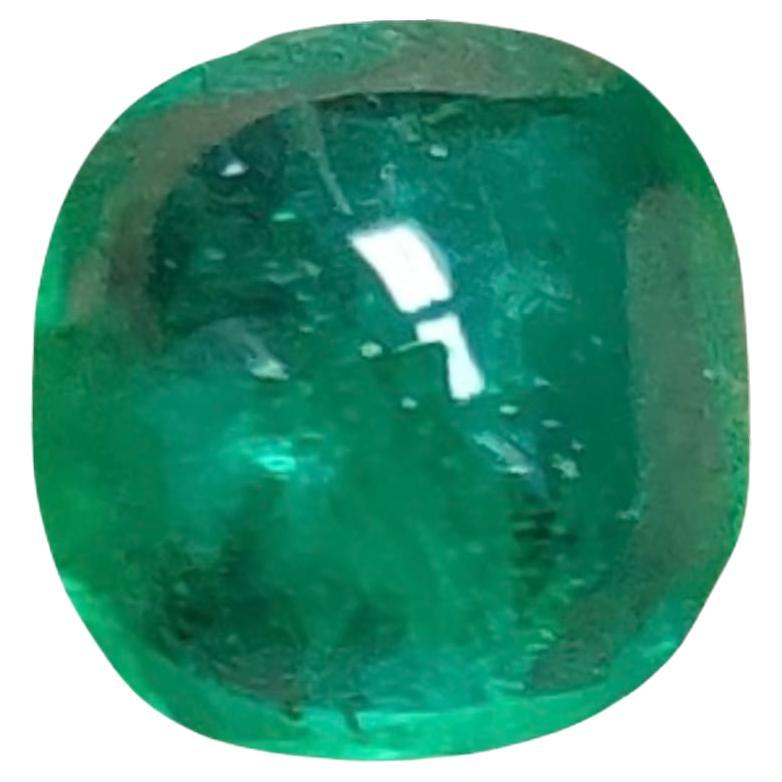 2.86 Carat Sugarloaf Zambian Emerald  For Sale