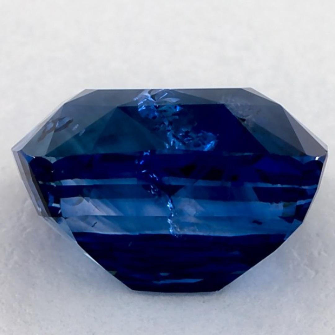 2.86 Karat Blauer Saphir Cushion Loser Edelstein im Zustand „Neu“ im Angebot in Fort Lee, NJ