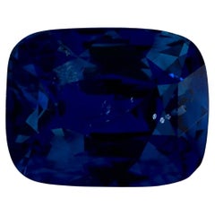 2.86 Ct Blue Sapphire Cushion Loose Gemstone