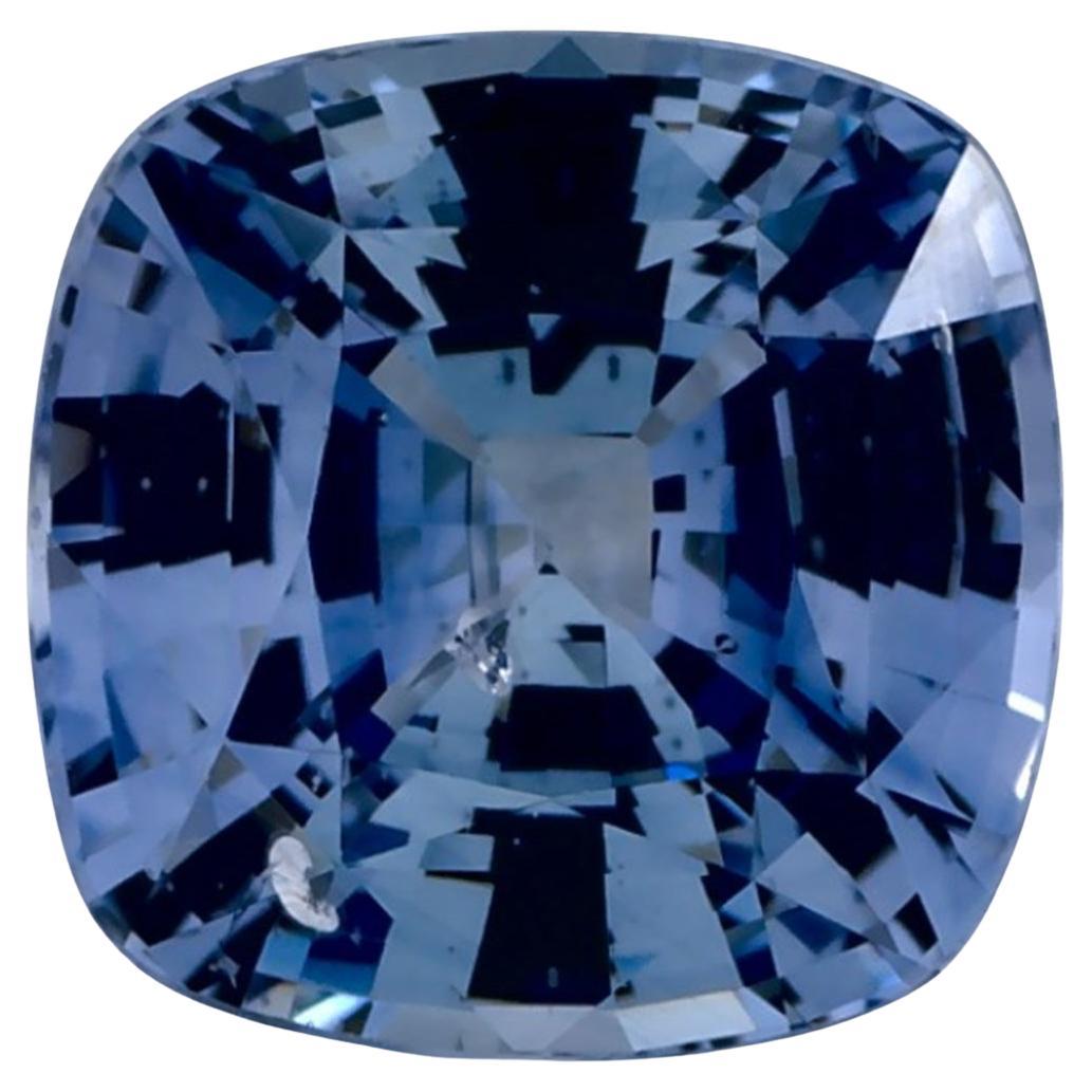 2.86 Ct Blue Sapphire Cushion Loose Gemstone For Sale
