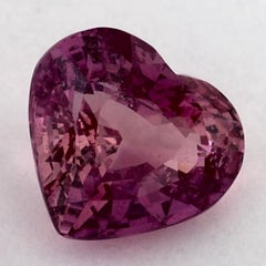 2.86 Ct Pink Sapphire Heart Loose Gemstone