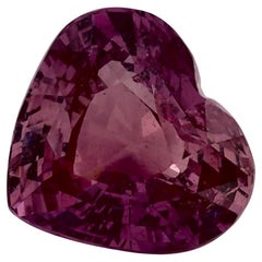 2.86 Ct Pink Sapphire Heart Loose Gemstone
