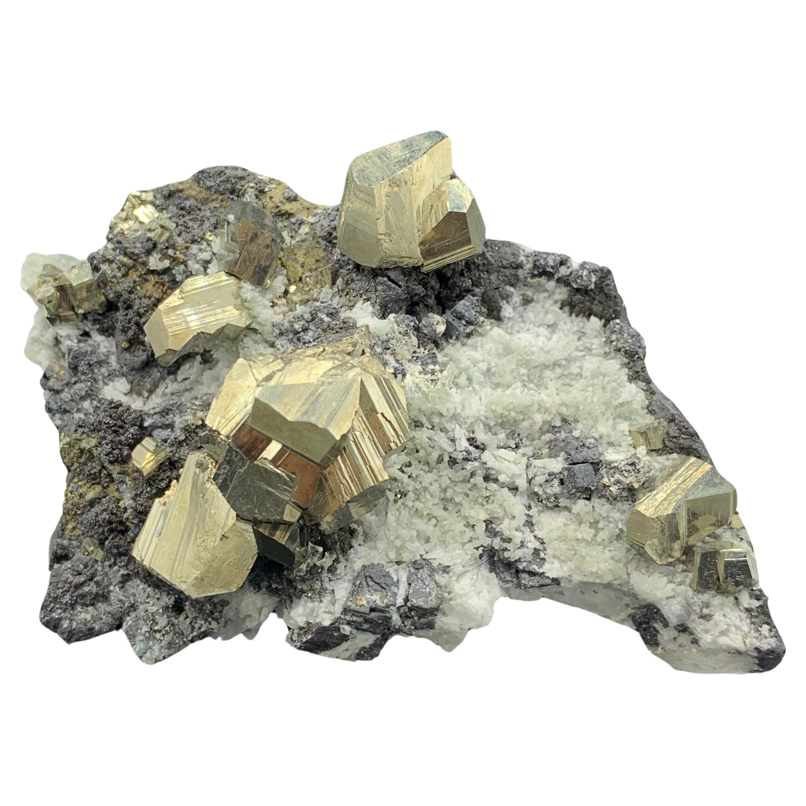 286.37 Gram Glamorous Pyrite Specimen From Pakistan 