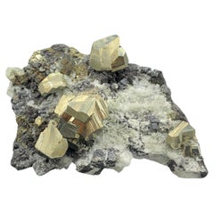 Antique 286.37 Gram Glamorous Pyrite Specimen From Pakistan 