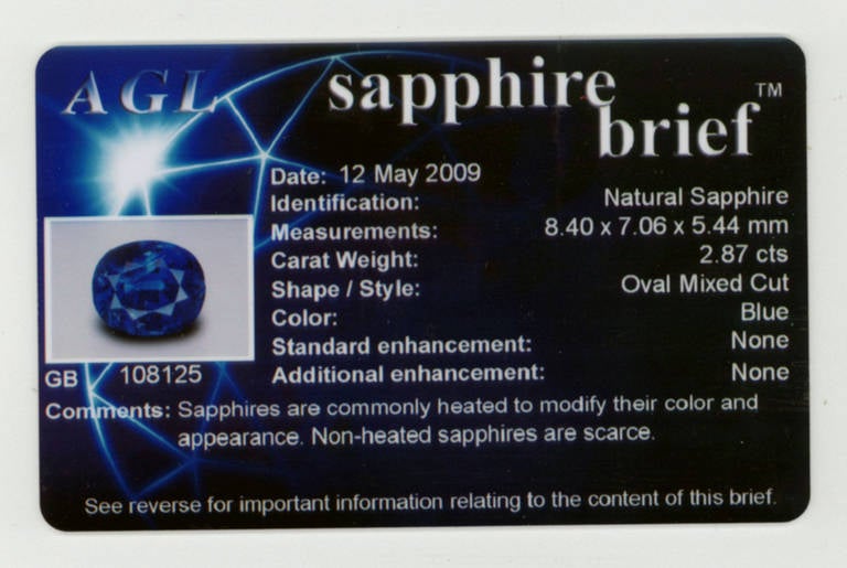 2,87 Karat Oval Blauer Saphir Diamant Halo Platin Verlobungsring (Ovalschliff) im Angebot