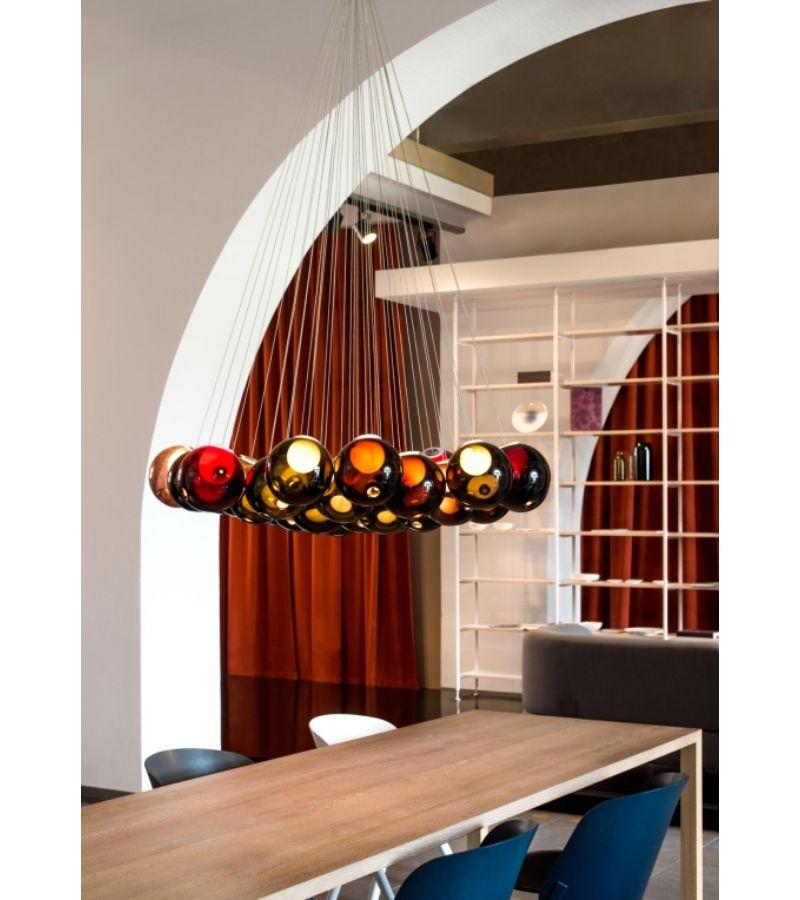 Metal 28.7 Cluster Pendant Lamp by Bocci For Sale