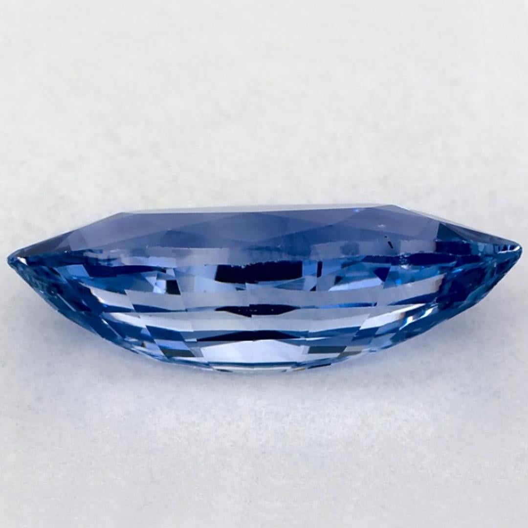 Gema suelta de zafiro azul marquesa de 2.87 qt en Nuevo estado para la venta en Fort Lee, NJ