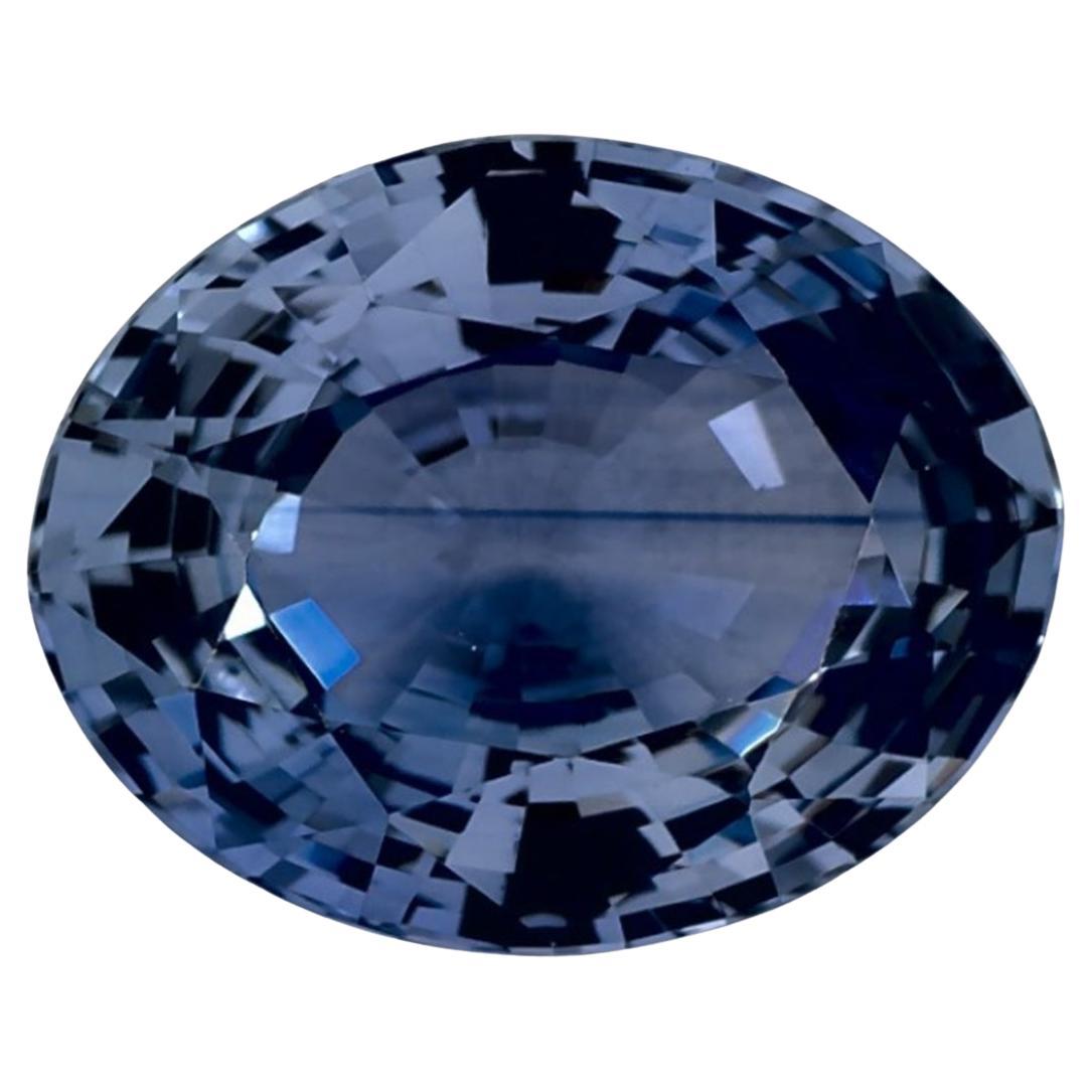 2.87 Ct Blue Sapphire Oval Loose Gemstone