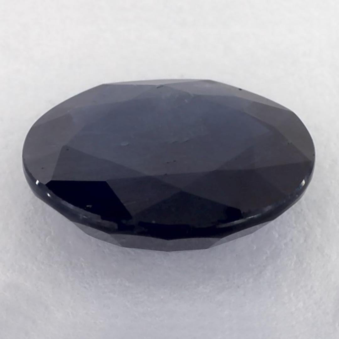 2.87 Karat Blauer runder Saphir, loser Edelstein im Zustand „Neu“ im Angebot in Fort Lee, NJ