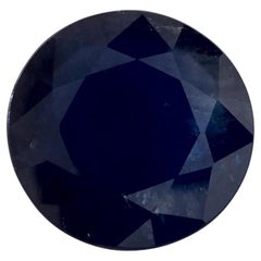 2.87 ct Zafiro Azul Redondo Gema Suelta