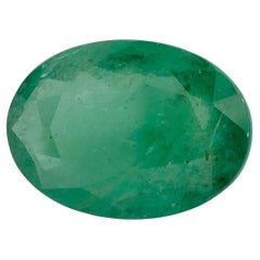 Gema suelta ovalada esmeralda de 2.87 qt