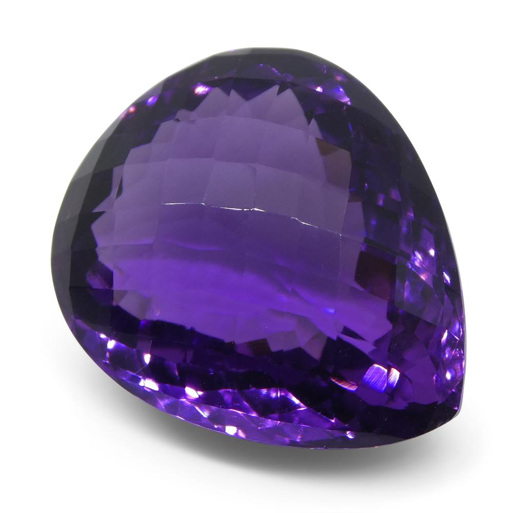 28.75 ct Pear Amethyst For Sale 1