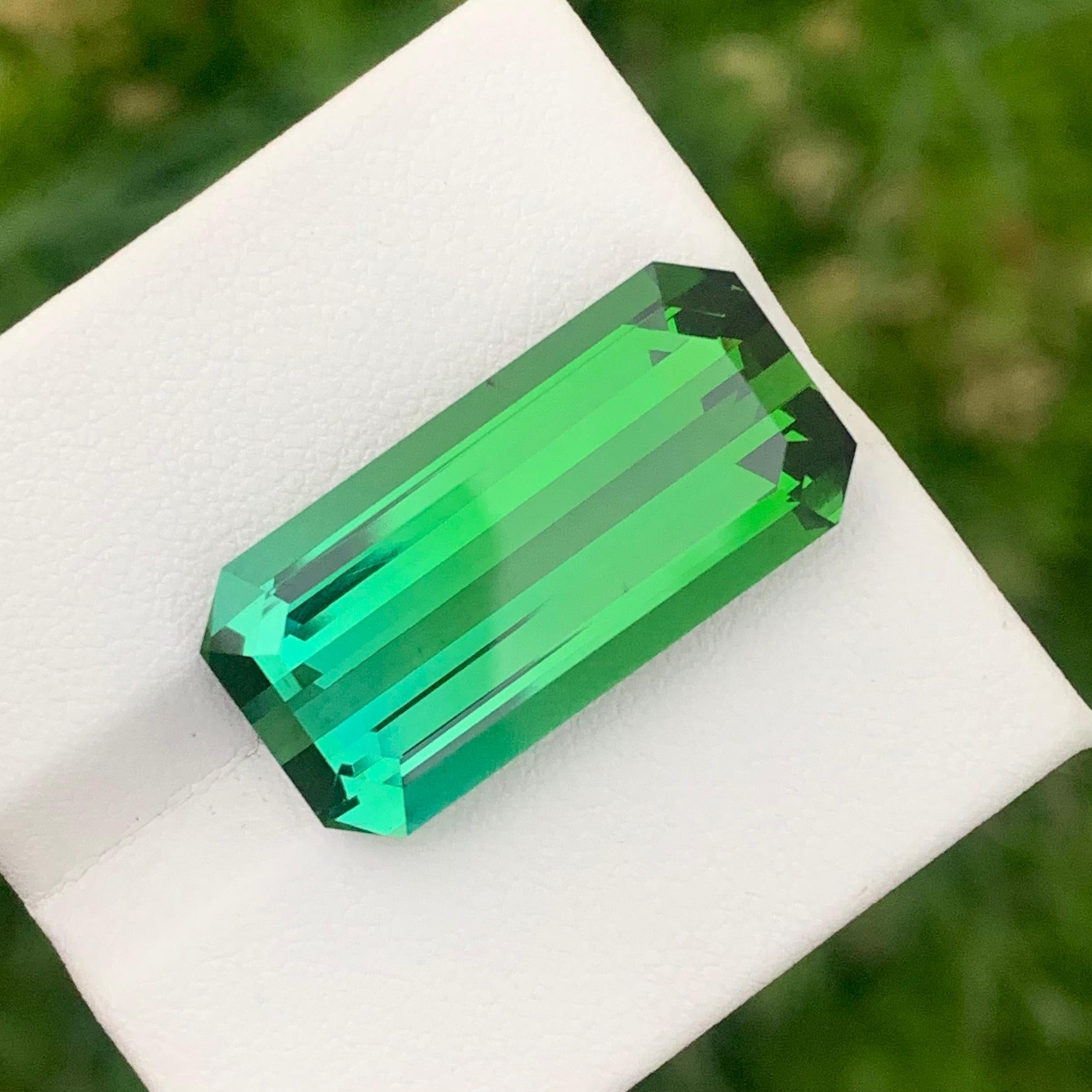 28.75 Cts Natural Loose Blue Green Bicolor Tourmaline For Necklace Jewellery For Sale 2