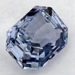2.88 Ct Blue Sapphire Octagon Certified Loose Gemstone