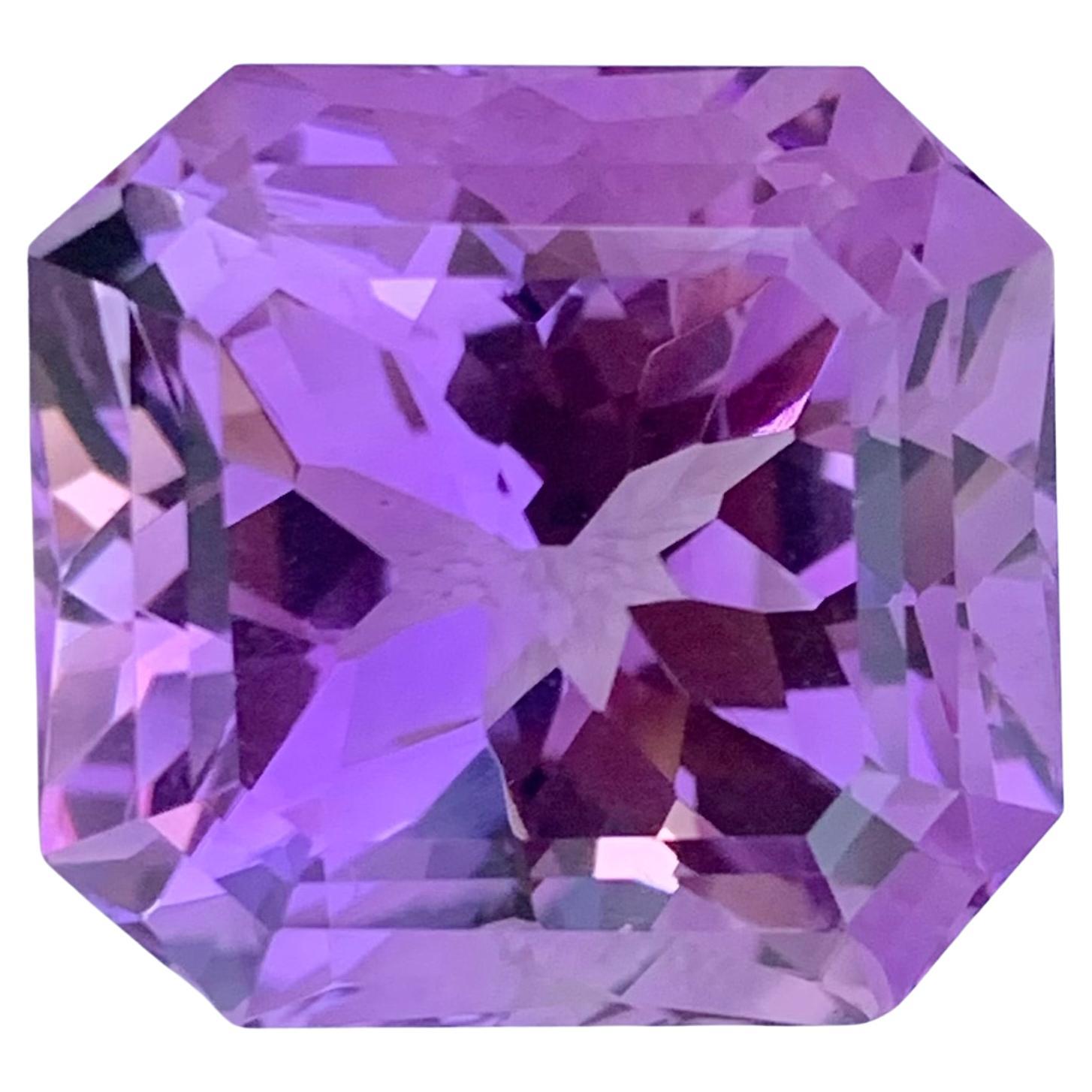 28.80 quilates de amatista natural suelta en forma de esmeralda Gema en venta