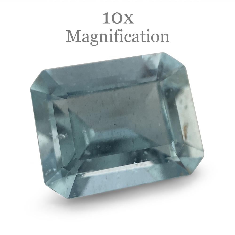 2.88ct Smaragdschliff Aquamarin im Angebot 14