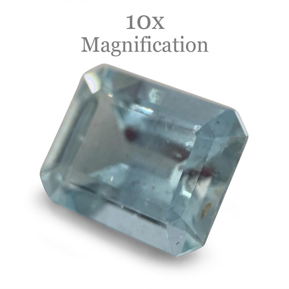 2.88ct Smaragdschliff Aquamarin im Angebot 16