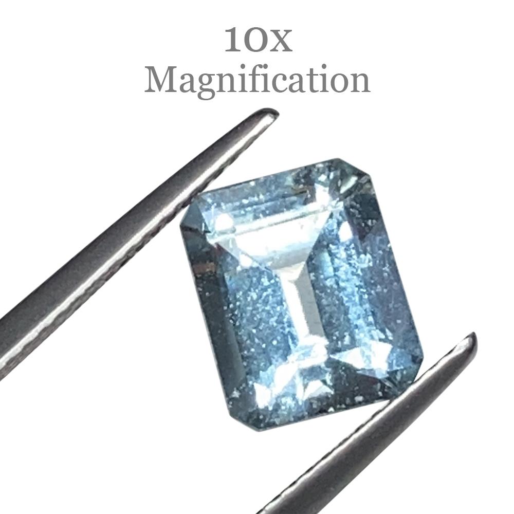 2.88ct Emerald Cut Aquamarine In New Condition In Toronto, Ontario