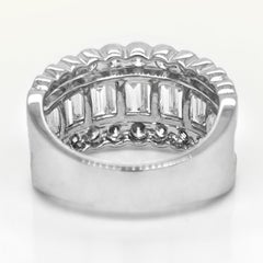 2.89 Carat White Diamond White Gold Ring