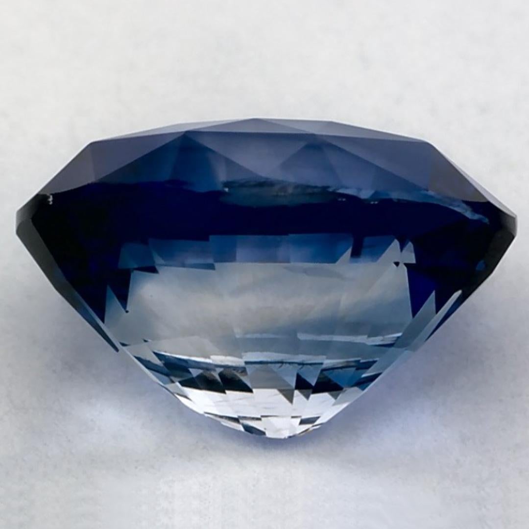 2.89 carati di zaffiro blu ovale sfuso In condizioni Nuovo in vendita a Fort Lee, NJ