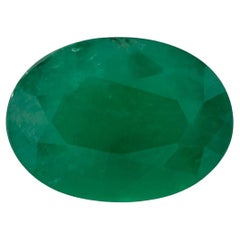 2.89 Karat Smaragd Oval Loser Edelstein