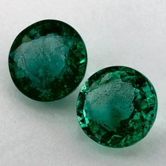 2.89 Ct Emerald Round Loose Gemstone