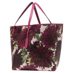 2890 $ Nuevo 2023 Bolso Tote Oscar De La Renta "La Dalia" de lona y piel de becerro