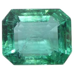 2.89ct Octagonal/Emerald Cut Green Emerald from Zambia